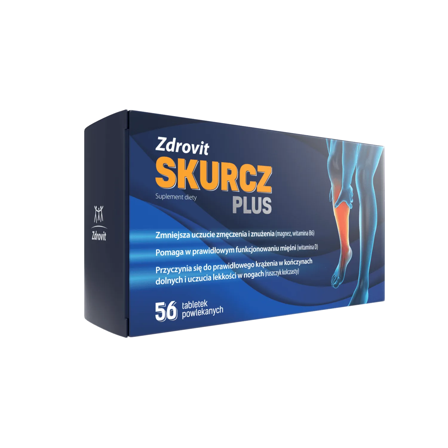 Zdrovit Skurcz Plus, suplement diety, 56 tabletek