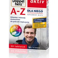 Doppelherz aktiv A-Z Dla Niego, suplement diety, 30 tabletek