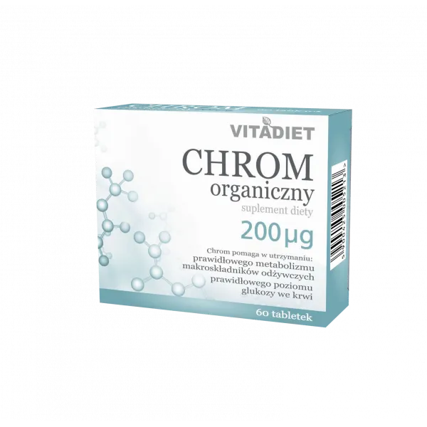 Chrom Organiczny, suplement diety, 60 tabletek