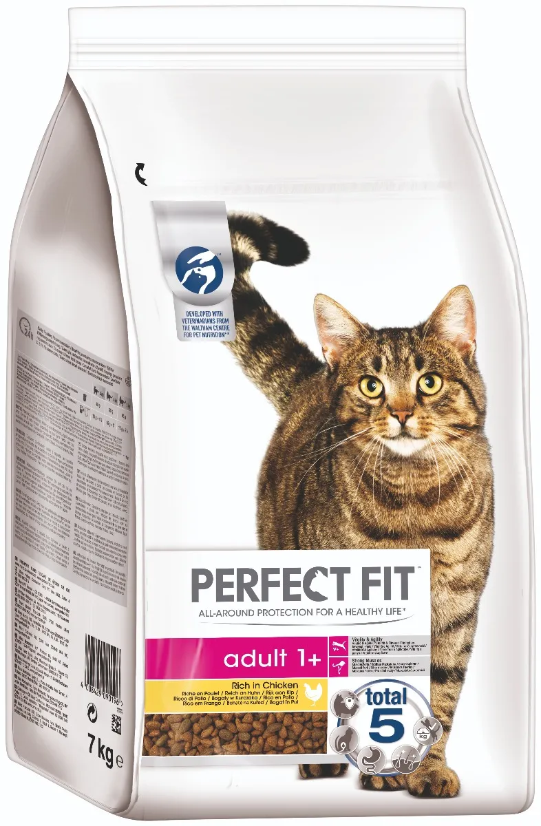 Perfect Fit Adult Sucha karma dla kotów dorosłych z kurczakiem, 7kg