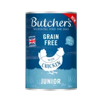 Butcher’s Original Junior karma dla psa kawałki w galaretce kurczakiem, 400 g
