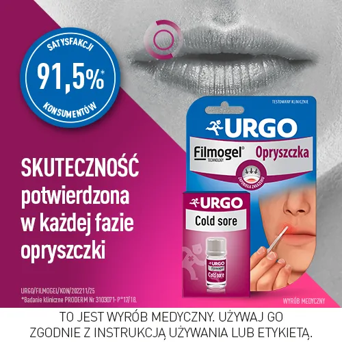 Urgo na opryszczkę płyn  3ml + 24 aplikatory 