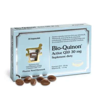 Bio-Quinon Active Q10 Gold 30 mg, suplement diety, 30 kapsułek