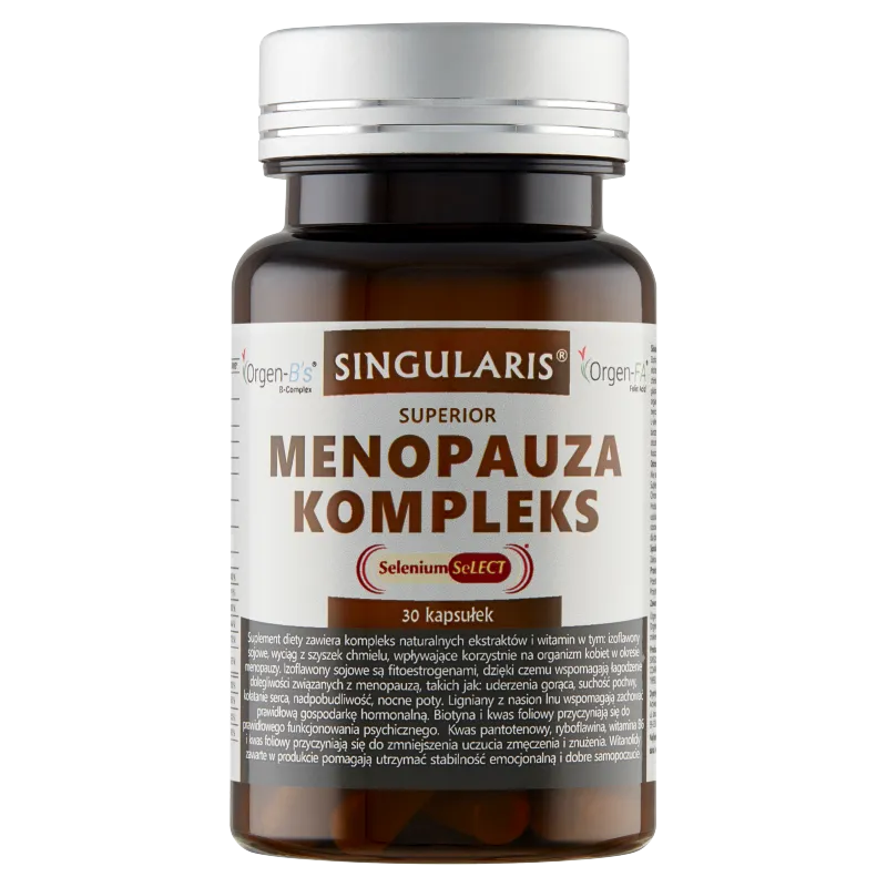SINGULARIS Superior MENOPAUZA KOMPLEKS, suplement diety, kapsułki, 30 sztuk