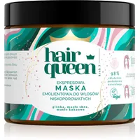 Hair Queen ekspresowa maska emolientowa do włosów niskoporowatych, 400 ml