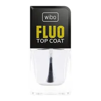 WIBO Fluo Top Coat Bezbarwny top do paznokci, 8,5 ml