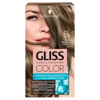 Schwarzkopf Gliss Color Farba do włosów nr 8-1 Chłodny średni brąz, 1 szt.