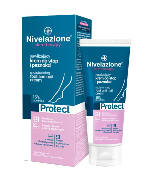 Nivelazione skin therapy Protect Nawilżający krem do stóp i paznokci, 50 ml