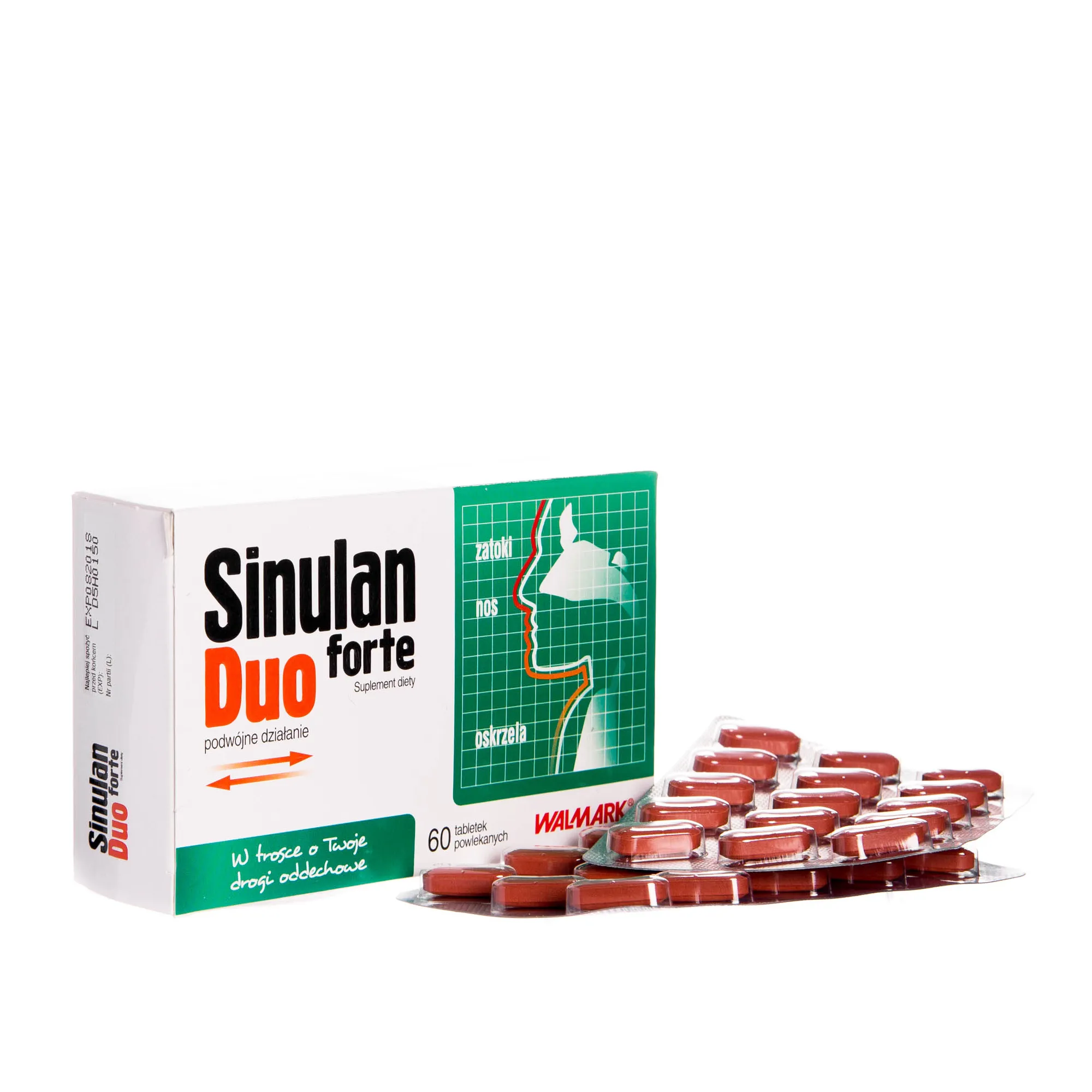 Sinulan Duo Forte, suplement diety, 60 tabletek powlekanych