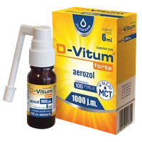 Oleofarm D-Vitum forte 1000 j.m., aerozol, suplement diety, 6 ml