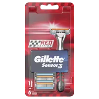 Gillette Sensor3 Red Edition maszynka do golenia + wkłady, 1 szt. + 3 ostrza