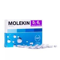 Molekin D3+K2, suplement diety, 30 tabletek