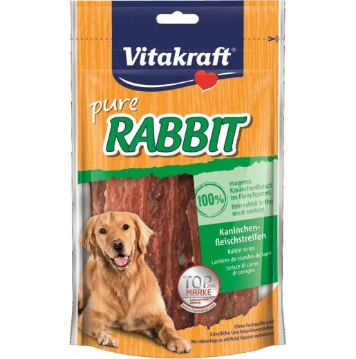 Vitakraft Rabbit paski mięsne przysmak dla psa, 80 g