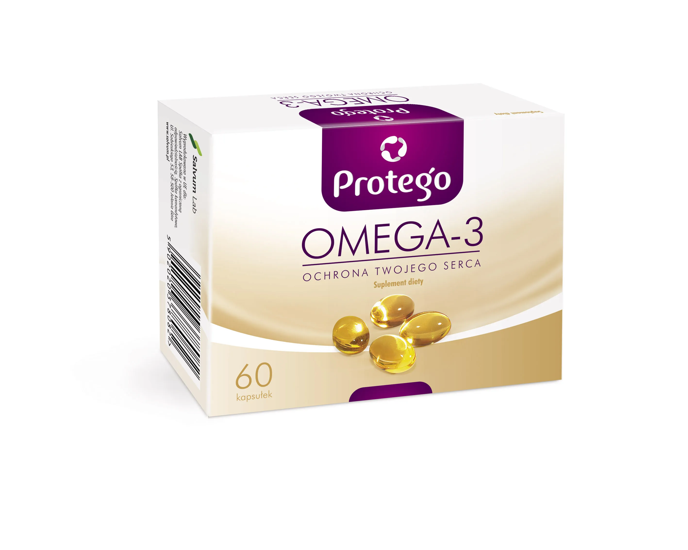 Protego Omega-3, suplement diety, 60 kapsułek