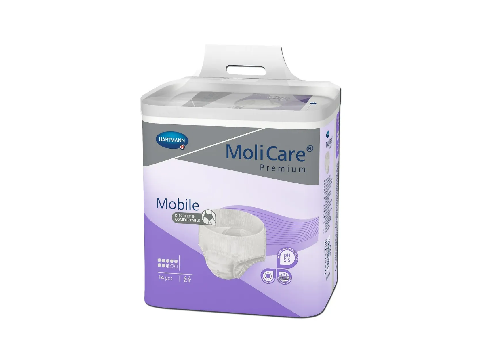 Majtki chłonne MoliCare Premium Mobile 8 kropli, rozmiar M, 14 sztuk