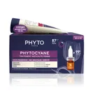 PHYTO PHYTOCYANE zestaw dla kobiet ampułki progresywne i szampon, 12 x 5 ml + 100 ml