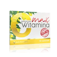 Witamina C Max, 1000 mg, suplement diety, 30 tabletek