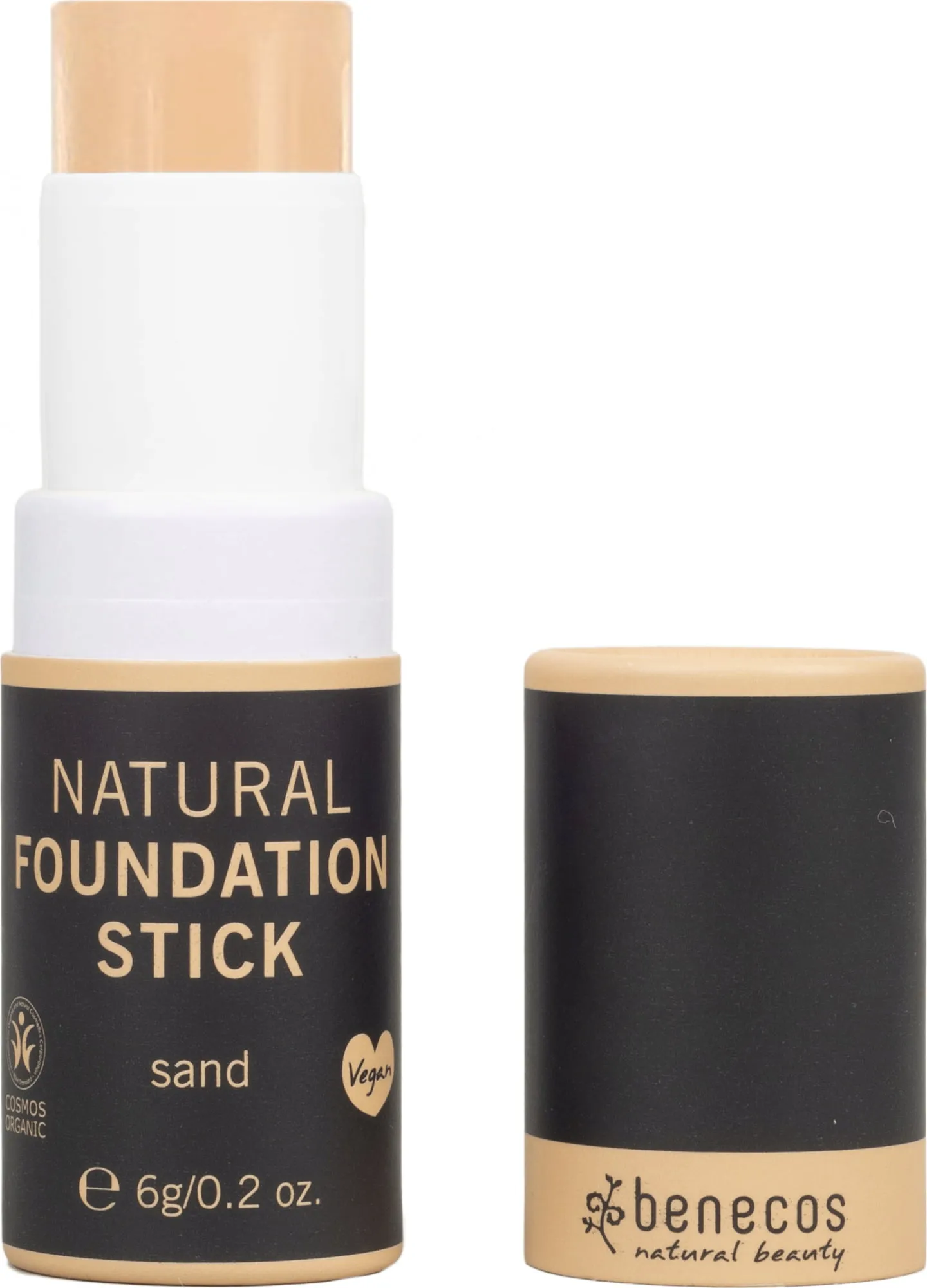 Benecos naturalny podkład w sztyfcie, Sand, 6 g