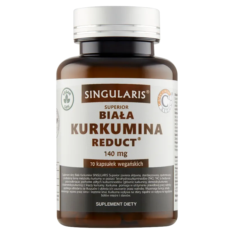 Singularis Superior Reduct biała kurkumina 140 mg, 70 kapsułek