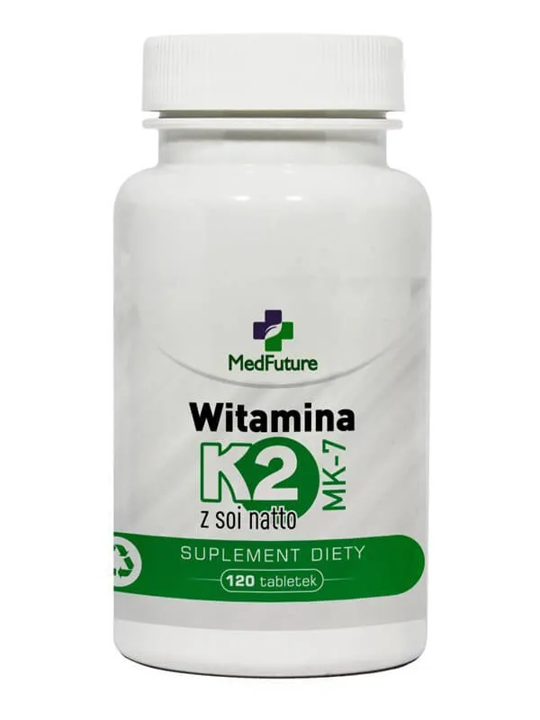 Witamina K2 MK-7, suplement diety, 120 tabletek