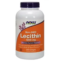 Now Foods Lecithin, suplement diety, 200 kapsułek