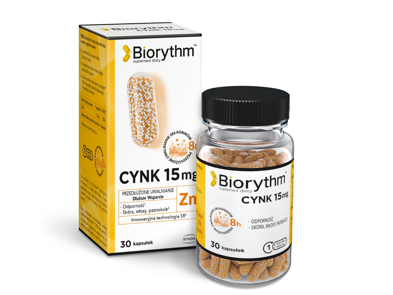 BIOrythm Cynk 15 mg, 30 kapsułek