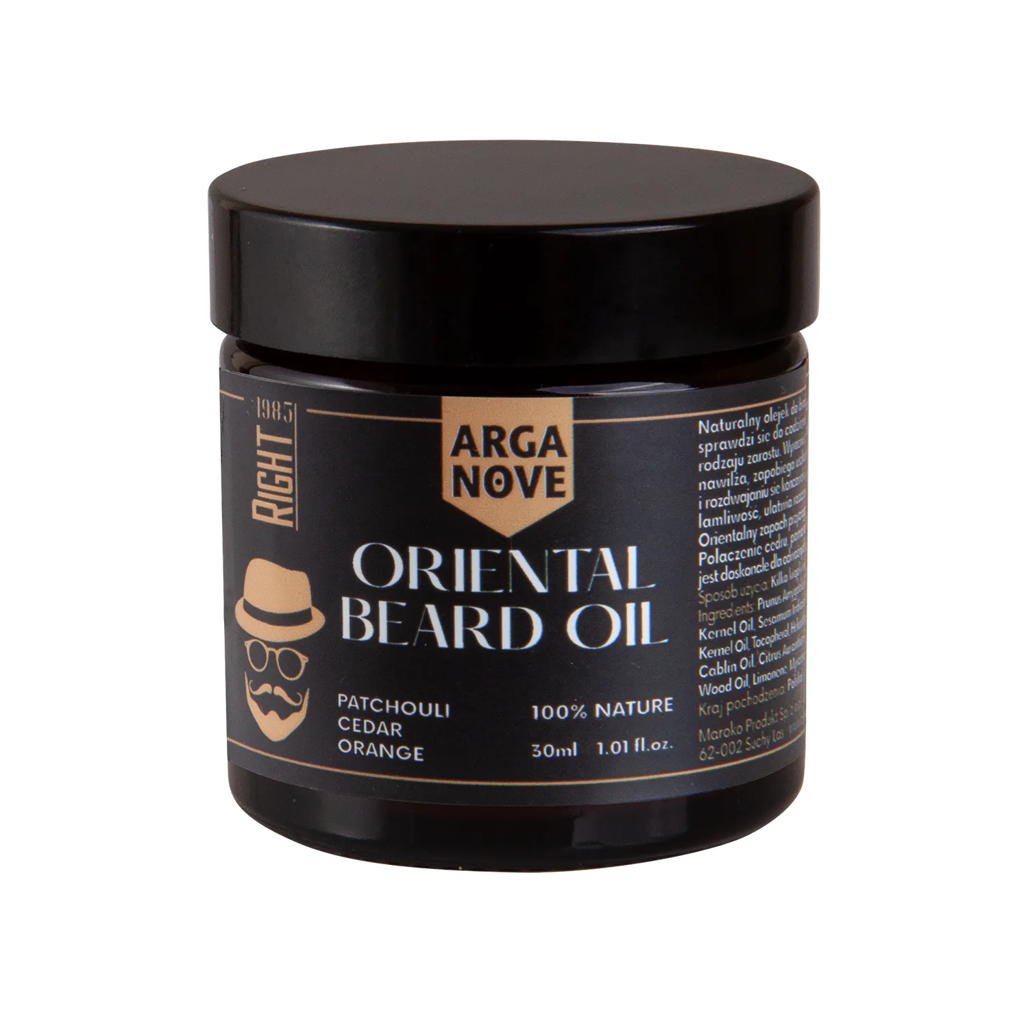 Arganove Mr. Right Oriental Beard Oil naturalny balsam do brody, 50 ml