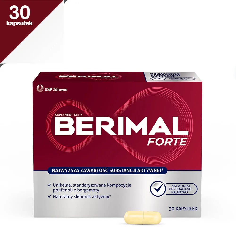 Berimal Forte, suplement diety, 30 kapsułek
