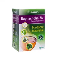 Raphacholin fix, suplement diety, herbata ziołowa na dobre trawienie, 20 saszetek