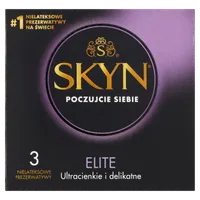 Unimil Skyn Feel Everything Elite, nielateksowe prezerwatywy, 3 sztuki
