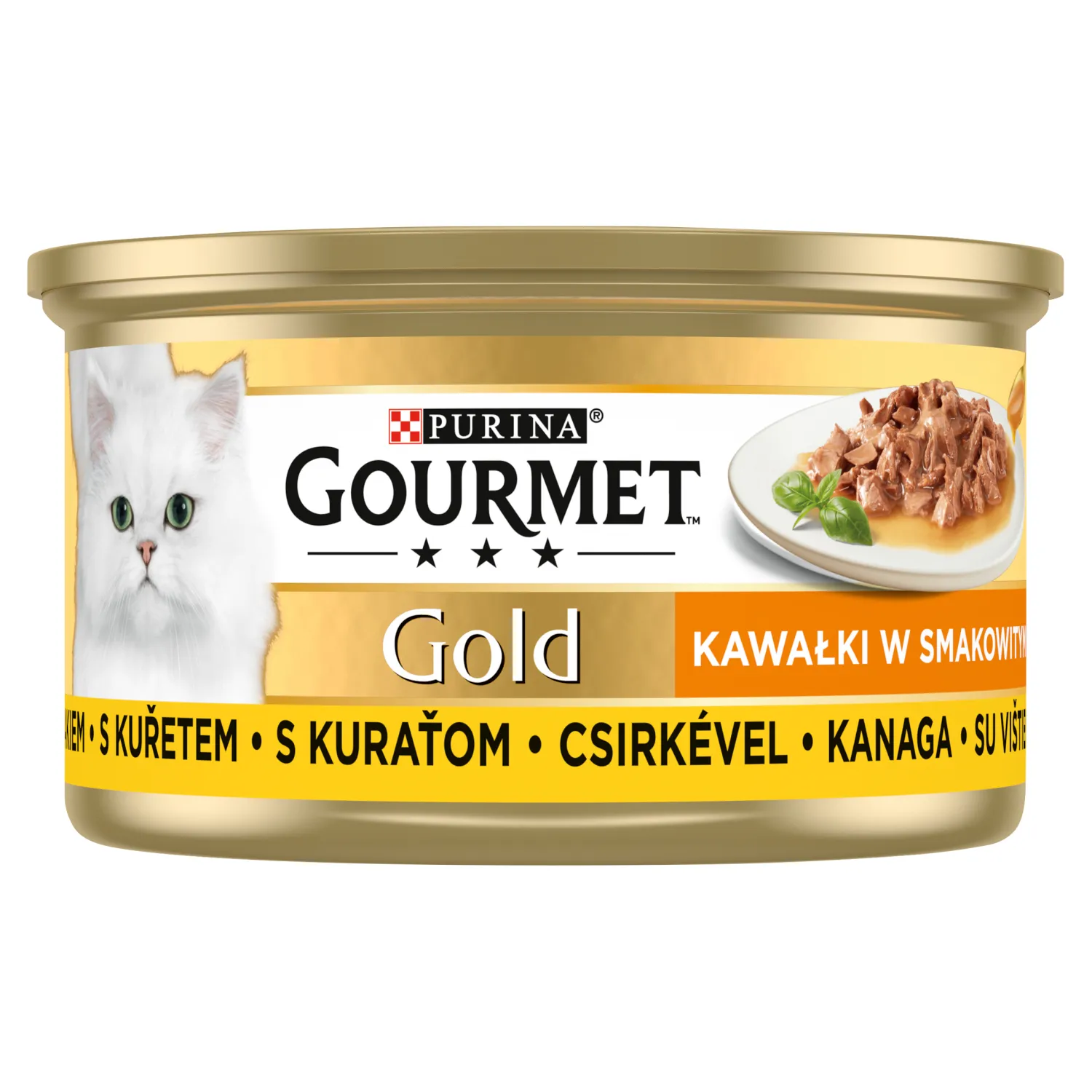 GOURMET Gold Sauce Delight karma z kurczakiem w sosie dla kotwó, 85 g