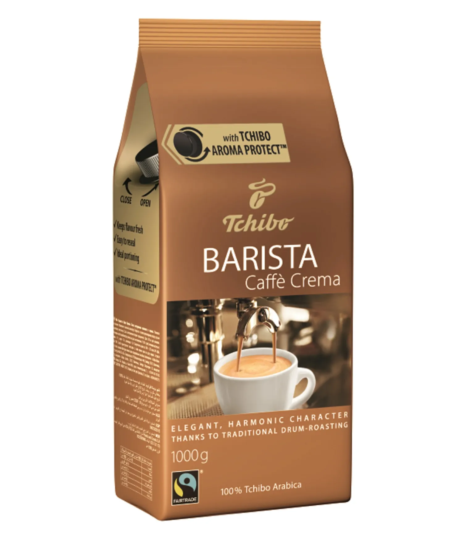 Tchibo Barista Caffe Crema Kawa palona ziarnista, 1 kg