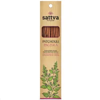 Sattva Natural Indian Incense Patchouli naturalne indyjskie kadzidełka Paczula, 15 szt.