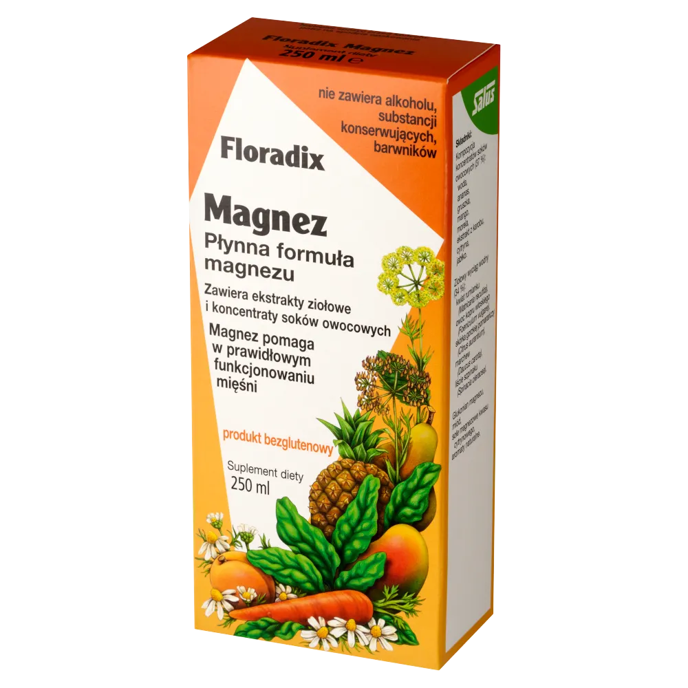 Floradix Magnez, suplement diety, 250 ml 