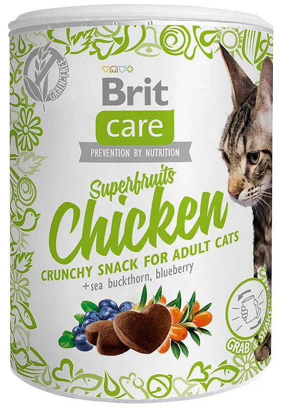 Brit Care Cat Snack Superfruit Chicken przysmak dla kotów, 50 g