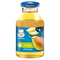 Gerber sok 100% gruszka dla niemowląt po 4 miesiącu, 200 ml