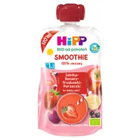 HiPP BIO od pokoleń smoothie jabłka-banany-truskawki-porzeczki, 120 ml