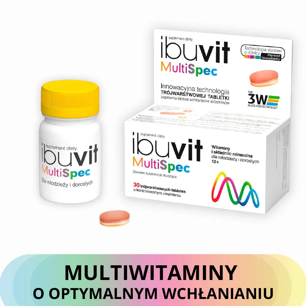 Ibuvit MultiSpec, suplement diety, 30 tabletek 