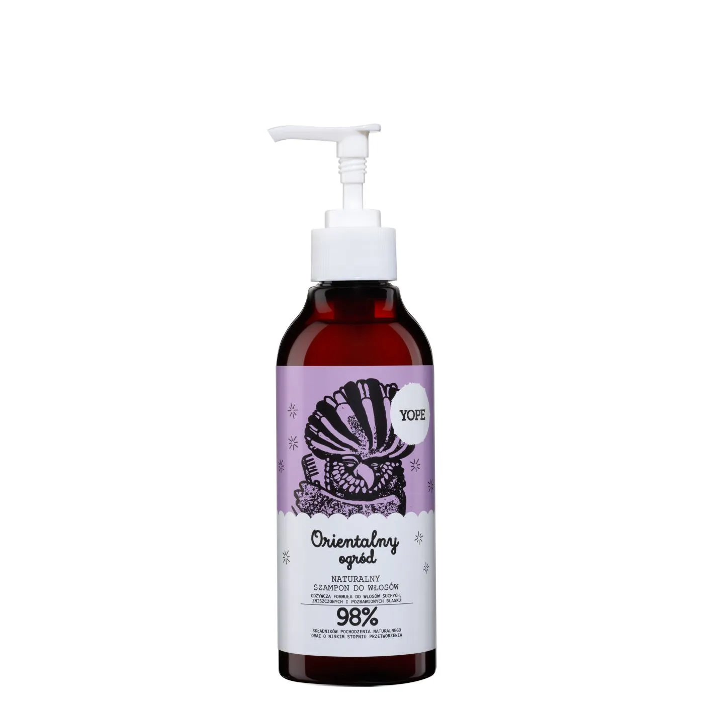 YOPE szampon do włosów suchych Orientalny Ogród, 300 ml