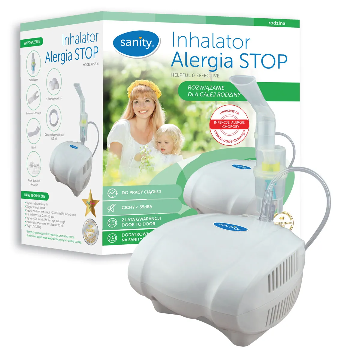 Sanity Inhalator Alergia Stop AP 2316, 1 sztuka