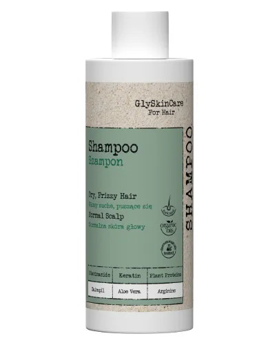 GlySkinCare Wygładzenie szampon do włosów suchych i puszących się, 200 ml
