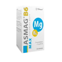 Asmag B6 Max, suplement diety, 50 tabletek