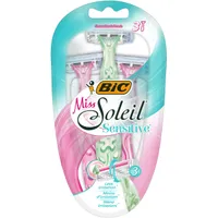 BiC Miss Soleil Sensitive 3-ostrzowa maszynka do golenia dla kobiet, 3 szt.