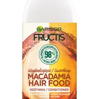 Garnier Fructis Macadamia Hair Food Wygładzająca odżywka do włosów, 350 ml