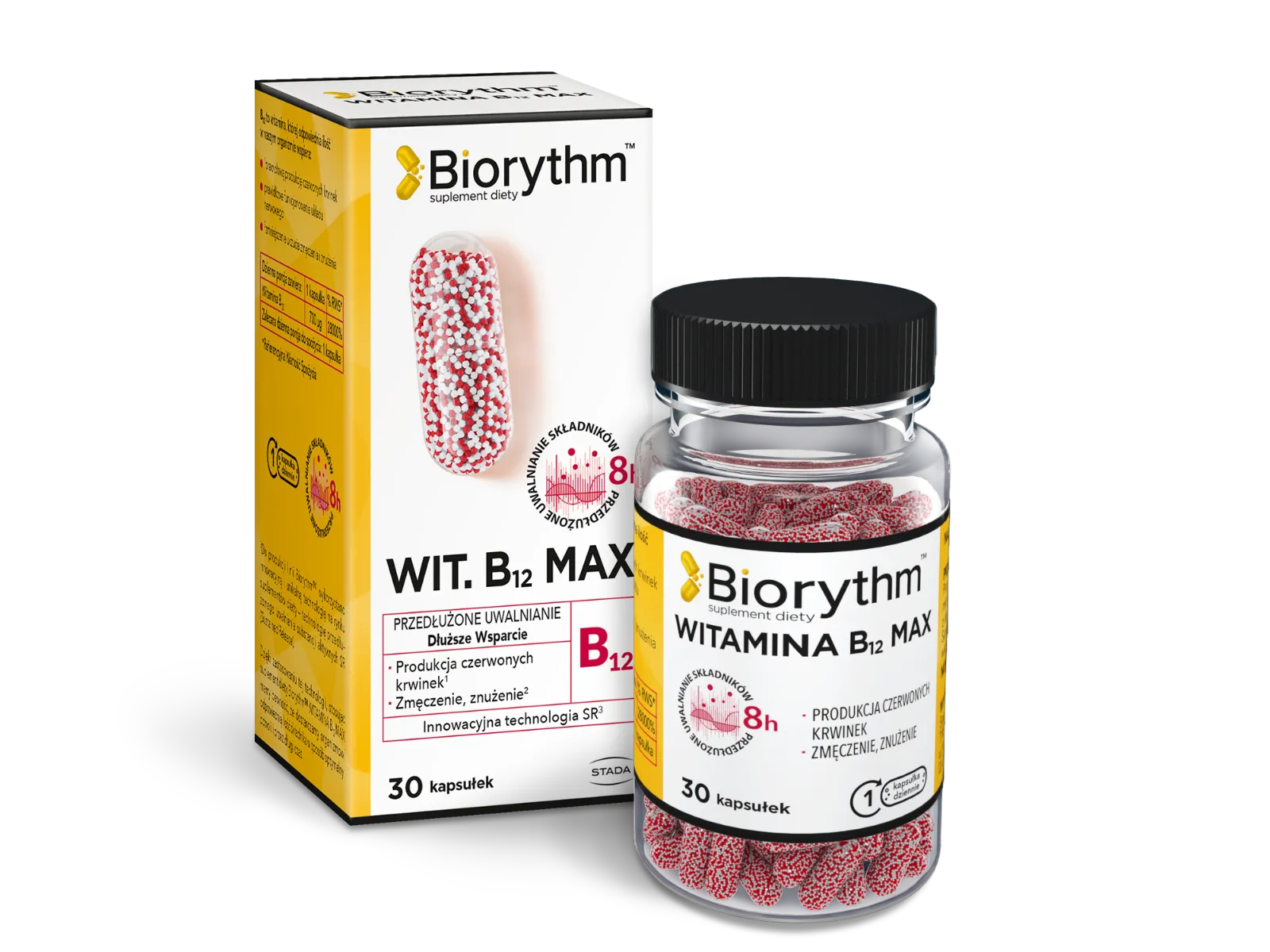 BIOrythm Witamina B12 Max, 30 kapsułek