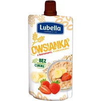 Lubella Owsianka z bananami i truskawkami, 100 g