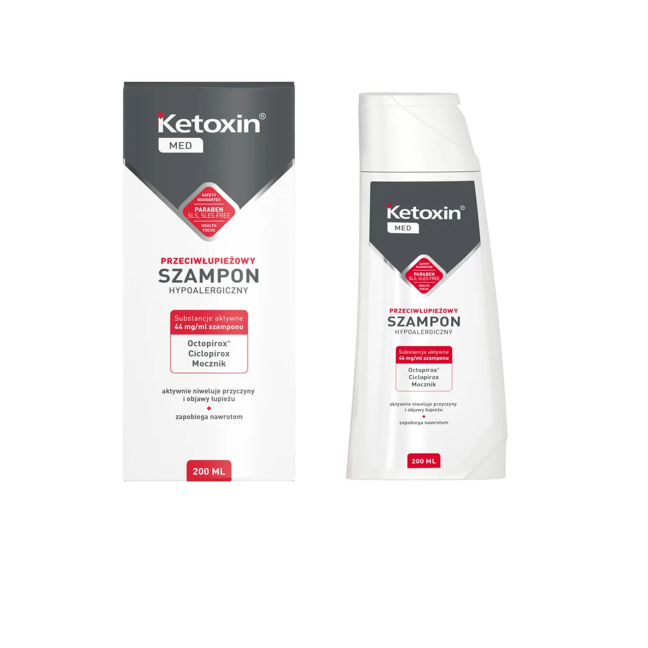 L'Biotica Ketoxin Med, szampon przeciwłupieżowy, 200 ml