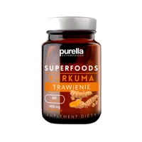 Purella Superfoods Kurkuma Trawienie, 60 kapsułek