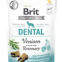 Brit Care Functional Snack Dental Przysmaki z dziczyzną i rozmarynem dla psów, 150 g