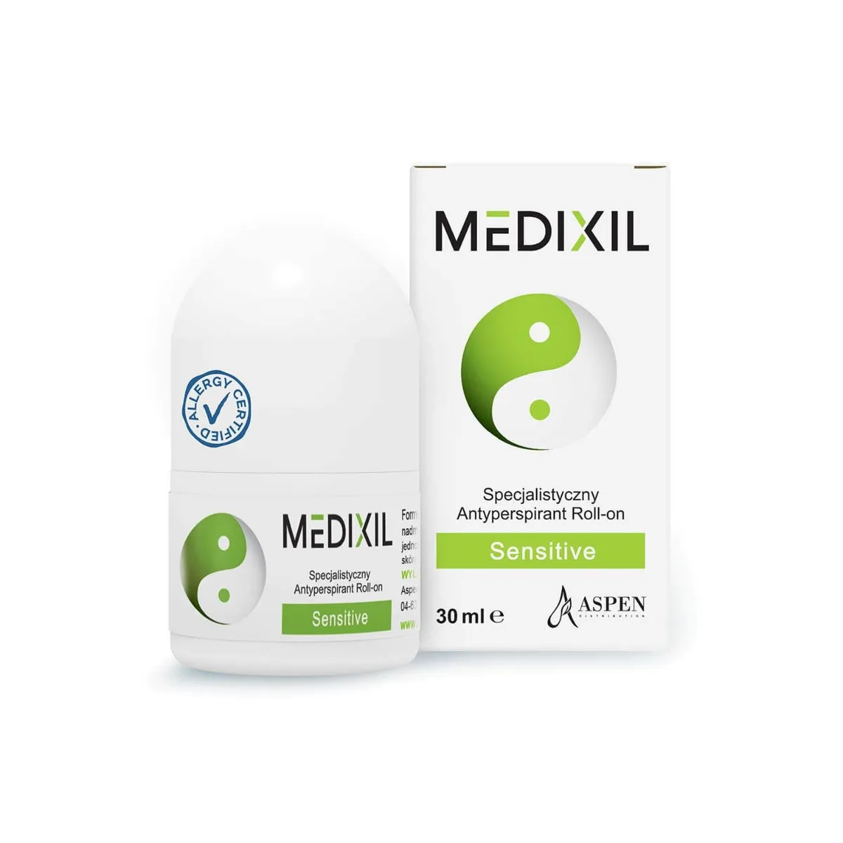 Medixil Sensitive, antyperspirant roll-on, 30 ml